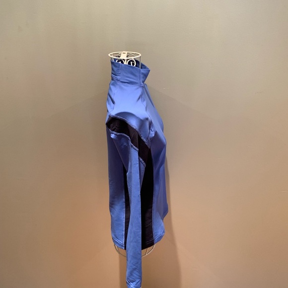ATIVA Periwinkle/Black Active Turtleneck (small) - Picture 4 of 8
